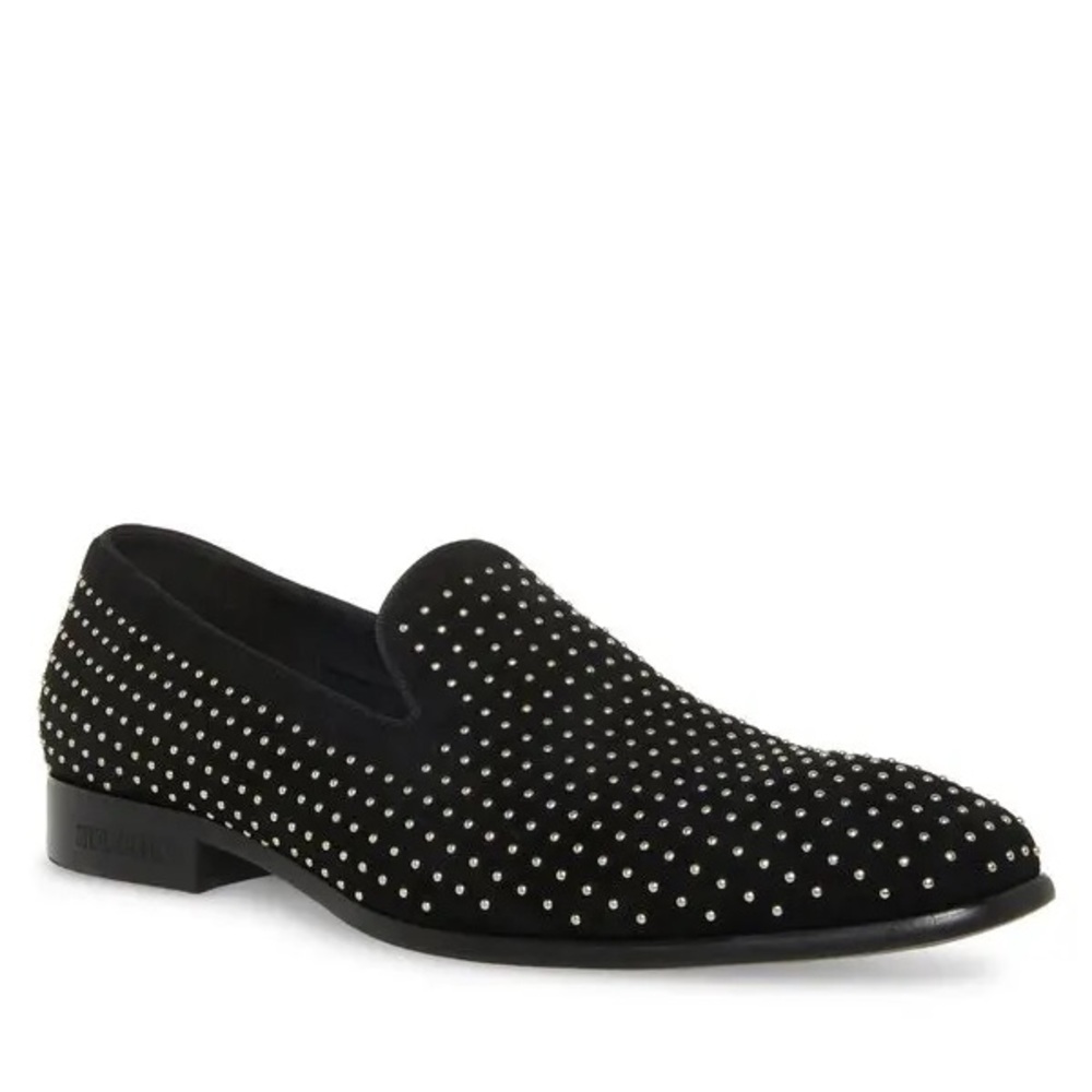Steve Madden Bellwood Suede Studded Loafers